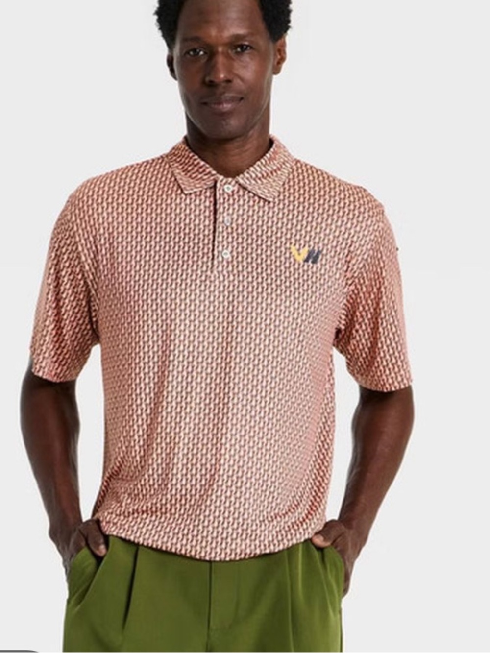 Houston White Men's
AOP Performance Polo